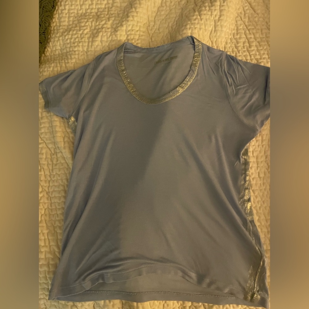 Blue Zadig and Voltaire tee new without tag